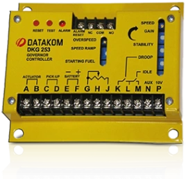 DKG-253 Электронный регулятор оборотов (Вых.акт. 10А)