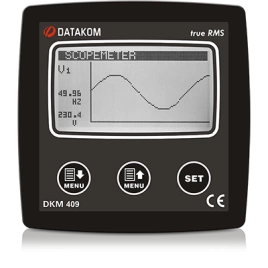 DKM-409-S4 Анализатор сети, 96х96мм, 2.9” LCD, RS-485, 31 гармоника, AC