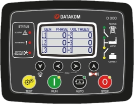 D-300 MK2 MPU+J1939+GSM Контроллер для генератора (подогрев дисплея)