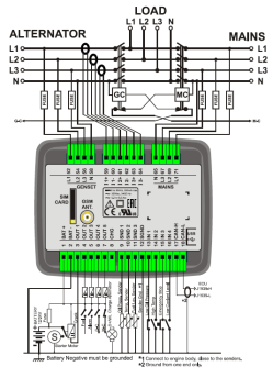 D-100 J1939+GSM Контроллер для генератора (подогрев дисплея) фото 4