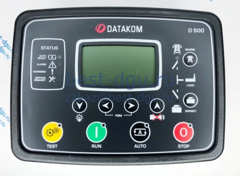 D-500 GSM Контроллер для генератора (RS485, Ethernet, GSM, подогрев дисплея) фото 3