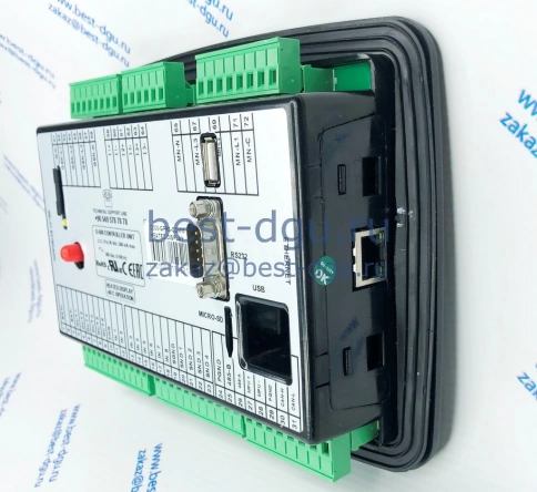 D-500 GSM Контроллер для генератора (RS485, Ethernet, GSM, подогрев дисплея) фото 4