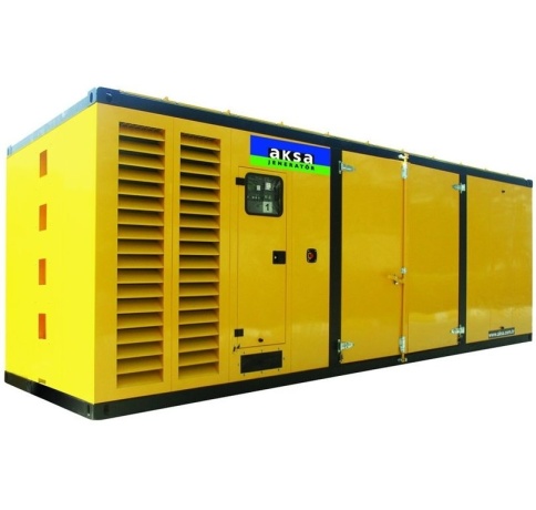 Генератор дизельный Aksa APD-1100M в кожухе фото 1