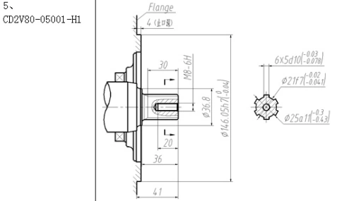 Двигатель дизельный CD2V80 (H1 SHAFT) CD Power фото 14